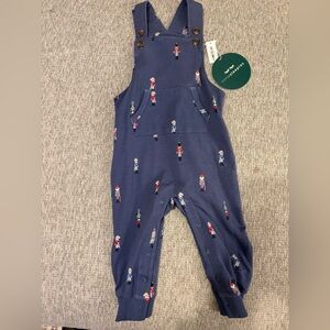 Little Sleepies Nutcracker Overalls